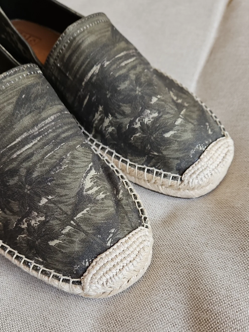 POLO Ralph Lauren Barron Espadrille Slip-on Shoes Dark Green Men's 11